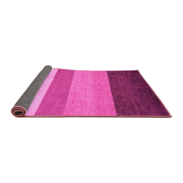 Sideview of Abstract Pink Contemporary Rug, con336pnk