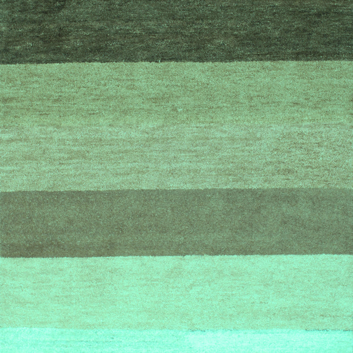 Machine Washable Abstract Turquoise Contemporary Area Rugs, wshcon336turq