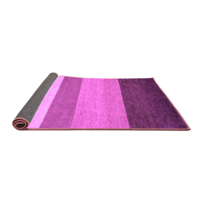 Sideview of Abstract Purple Contemporary Rug, con336pur