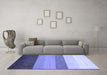 Machine Washable Abstract Blue Contemporary Rug in a Living Room, wshcon336blu