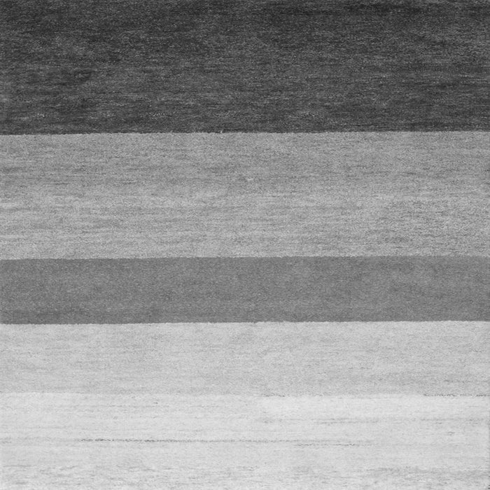 Round Machine Washable Abstract Gray Contemporary Rug, wshcon336gry