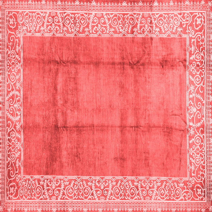 Abstract Red Contemporary Rug, con338red