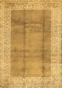 Abstract Brown Contemporary Rug, con338brn