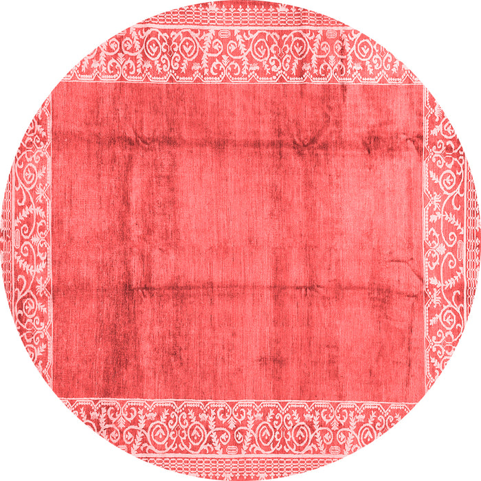 Abstract Red Contemporary Rug, con338red