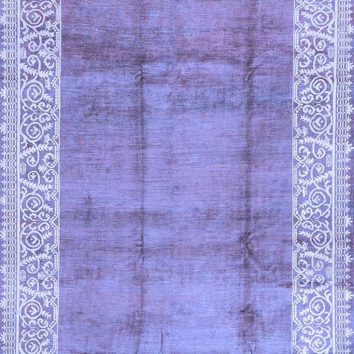 Abstract Blue Contemporary Rug, con338blu