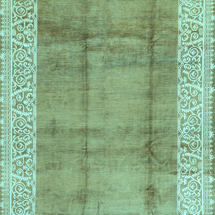 Abstract Light Blue Contemporary Rug, con338lblu