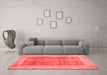 Contemporary Red Washable Rugs