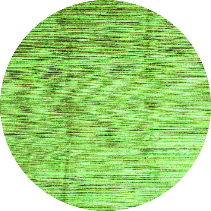 Machine Washable Abstract Green Contemporary Area Rugs, wshcon339grn