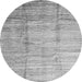 Machine Washable Abstract Gray Contemporary Rug, wshcon339gry