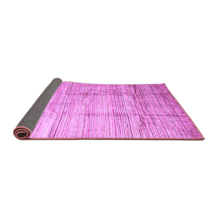 Sideview of Abstract Purple Contemporary Rug, con339pur