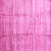 Square Abstract Pink Contemporary Rug, con339pnk