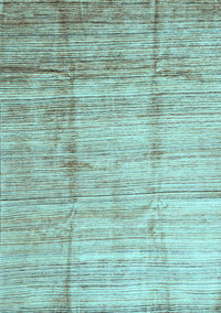 Abstract Light Blue Contemporary Rug, con339lblu