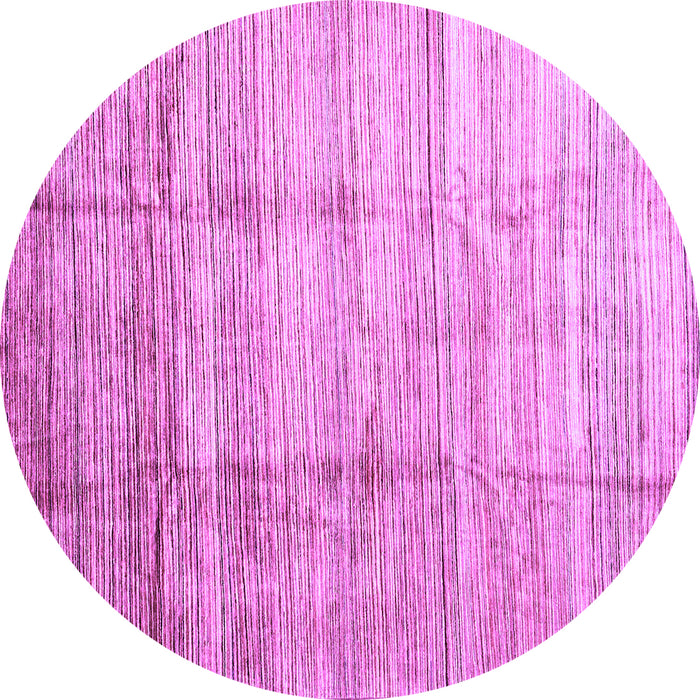 Round Abstract Purple Contemporary Rug, con339pur