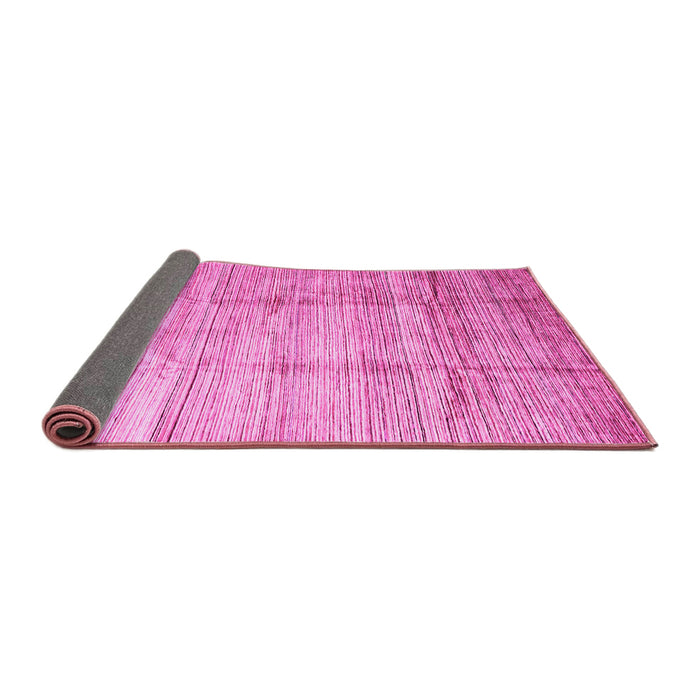 Sideview of Abstract Pink Contemporary Rug, con339pnk