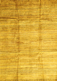 Abstract Yellow Contemporary Rug, con339yw