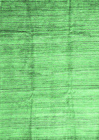 Abstract Emerald Green Contemporary Rug, con339emgrn