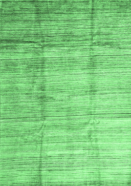 Abstract Emerald Green Contemporary Rug, con339emgrn
