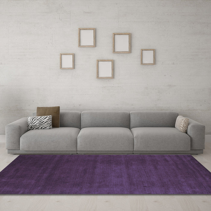 Machine Washable Abstract Blue Contemporary Rug in a Living Room, wshcon33blu