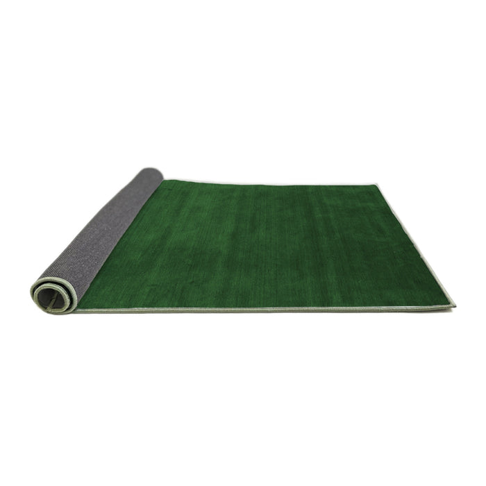 Sideview of Abstract Emerald Green Contemporary Rug, con33emgrn