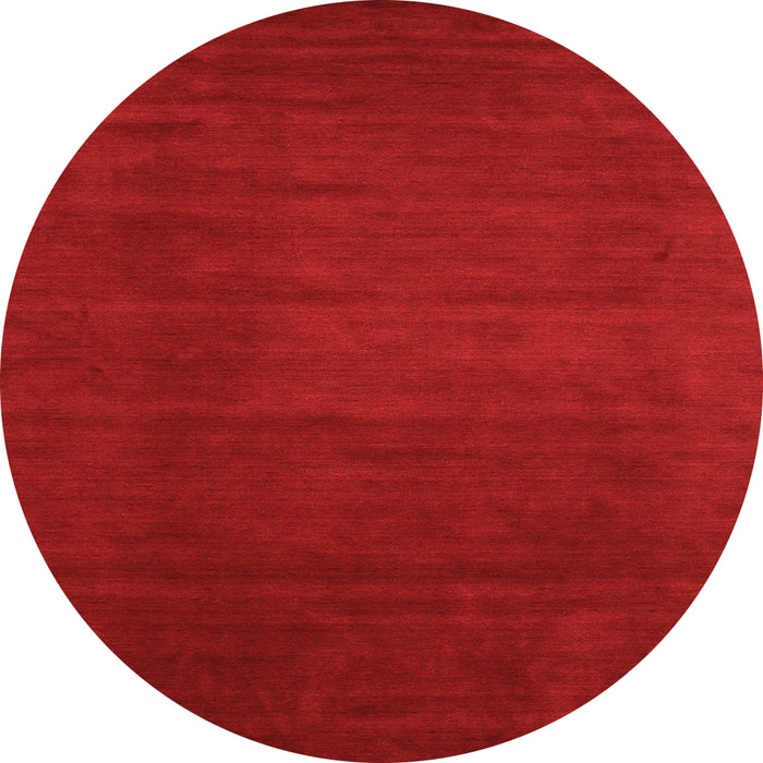 Square Abstract Orange Contemporary Rug, con33org