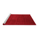 Contemporary Red Washable Rugs