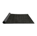 Thickness of Contemporary Charcoal Black Modern Rug, con34