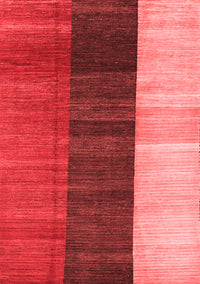 Abstract Red Contemporary Rug, con340red