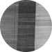 Square Abstract Gray Contemporary Rug, con340gry