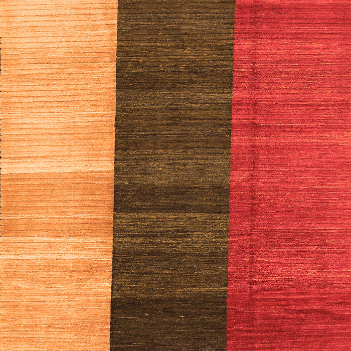 Abstract Orange Contemporary Rug, con340org