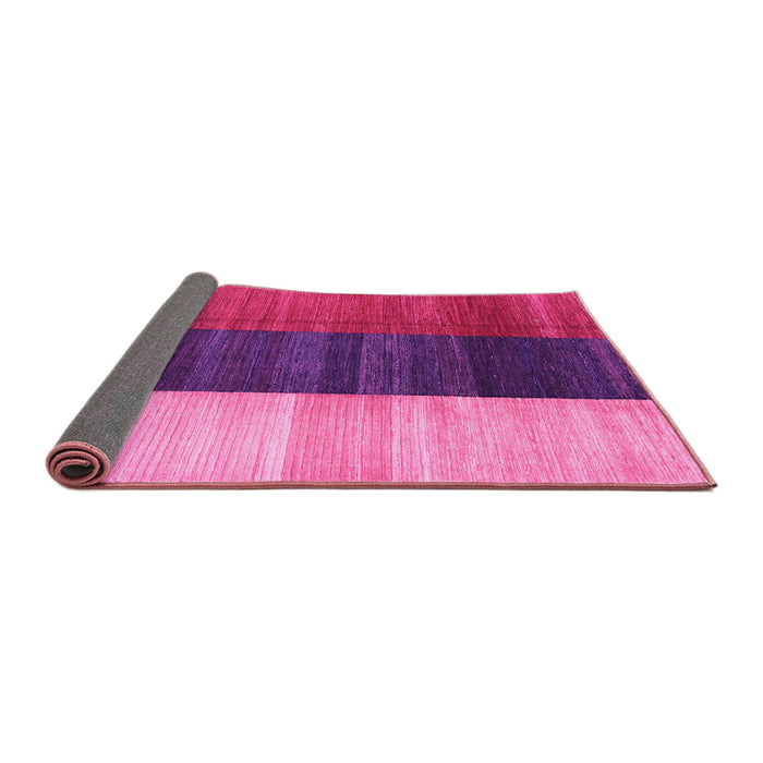Sideview of Abstract Pink Contemporary Rug, con340pnk