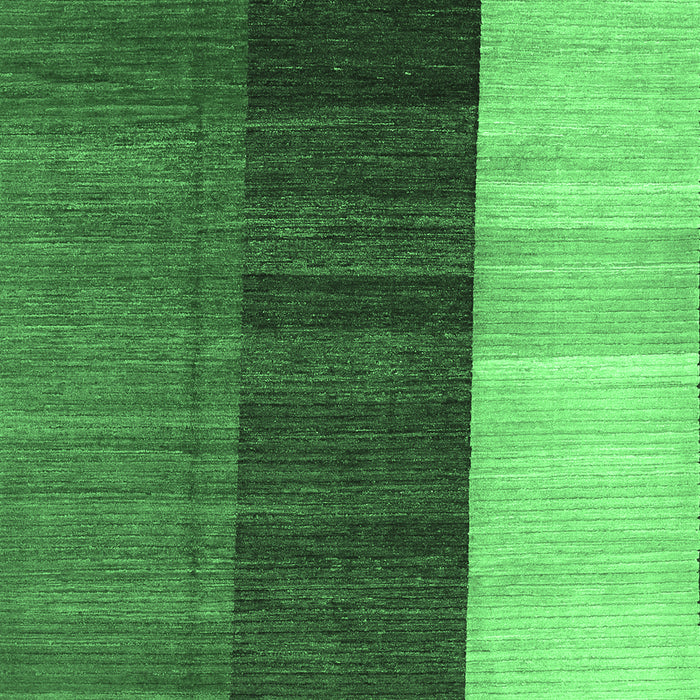 Machine Washable Abstract Emerald Green Contemporary Area Rugs, wshcon340emgrn