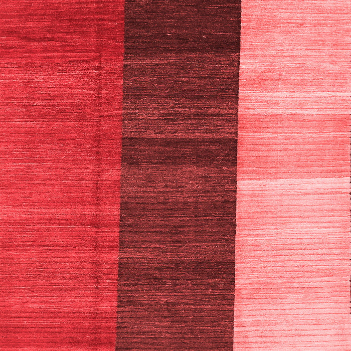 Machine Washable Abstract Red Contemporary Rug, wshcon340red