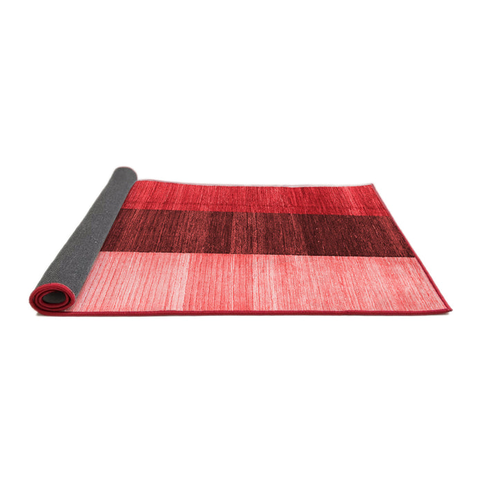 Abstract Red Contemporary Area Rugs