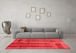 Contemporary Red Washable Rugs