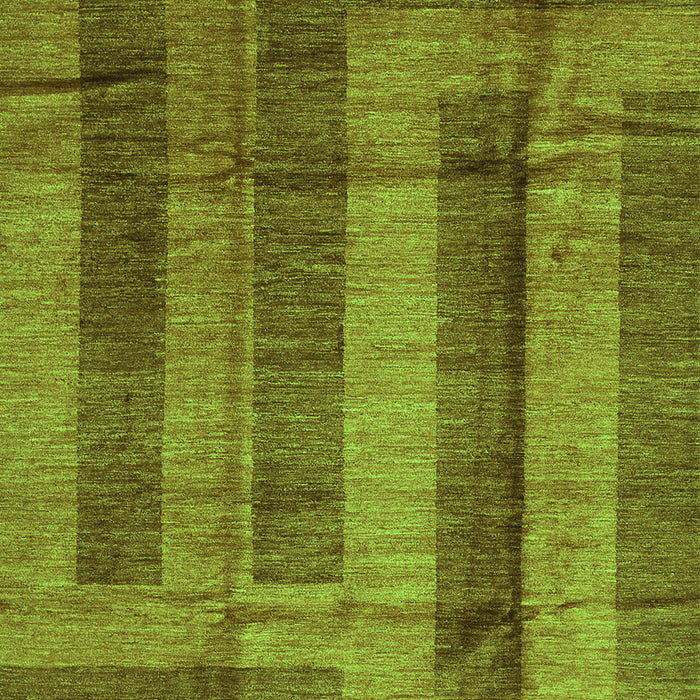 Abstract Green Contemporary Rug, con341grn
