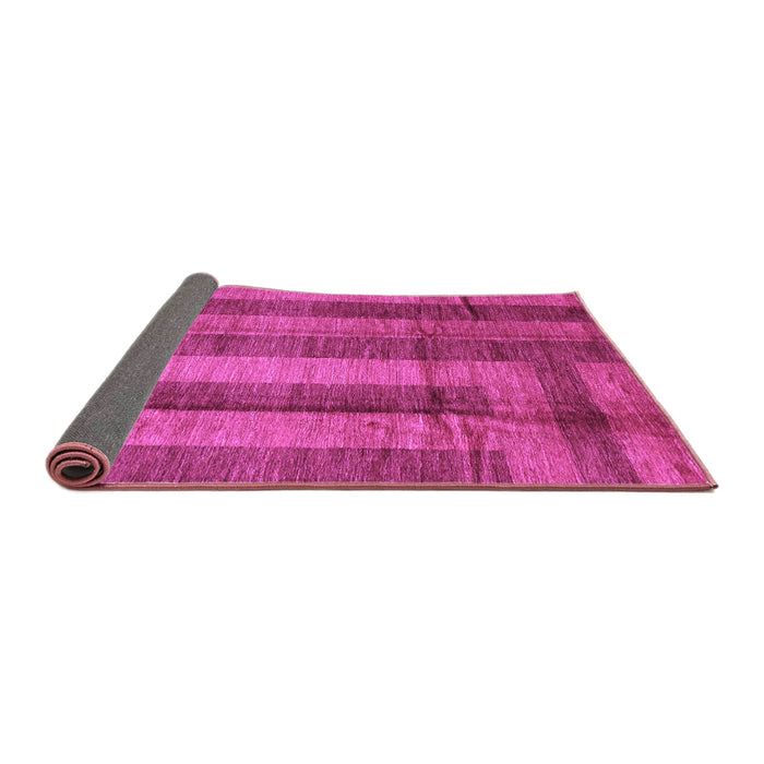 Sideview of Abstract Purple Contemporary Rug, con341pur
