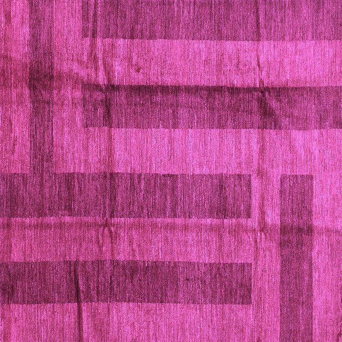 Square Machine Washable Abstract Purple Contemporary Area Rugs, wshcon341pur