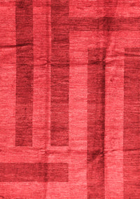 Abstract Red Contemporary Rug, con341red