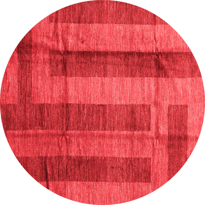 Machine Washable Abstract Red Contemporary Rug, wshcon341red