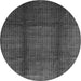 Square Abstract Gray Contemporary Rug, con342gry