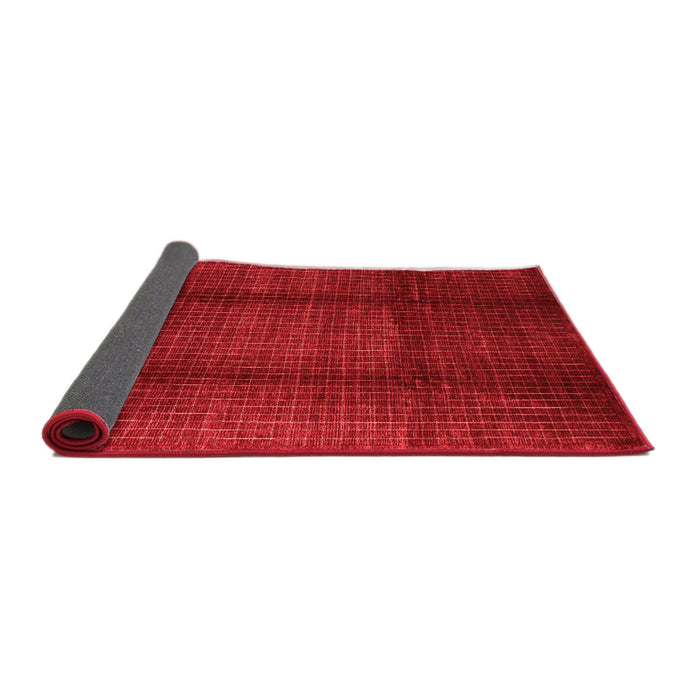Abstract Red Contemporary Area Rugs