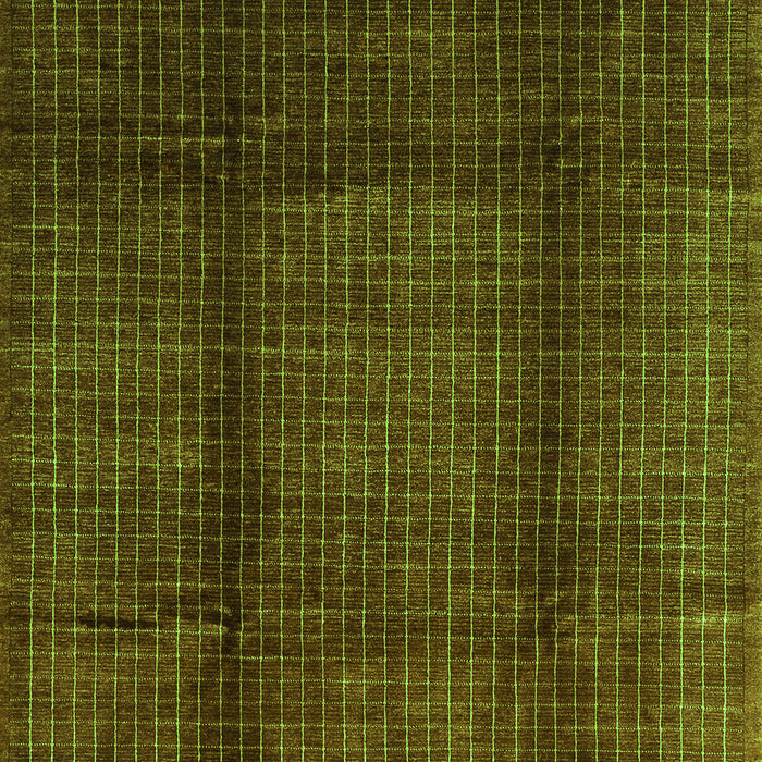 Serging Thickness of Machine Washable Abstract Green Contemporary Area Rugs, wshcon342grn