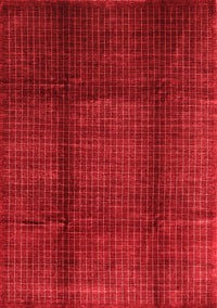 Abstract Red Contemporary Rug, con342red