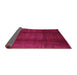 Sideview of Abstract Pink Contemporary Rug, con342pnk