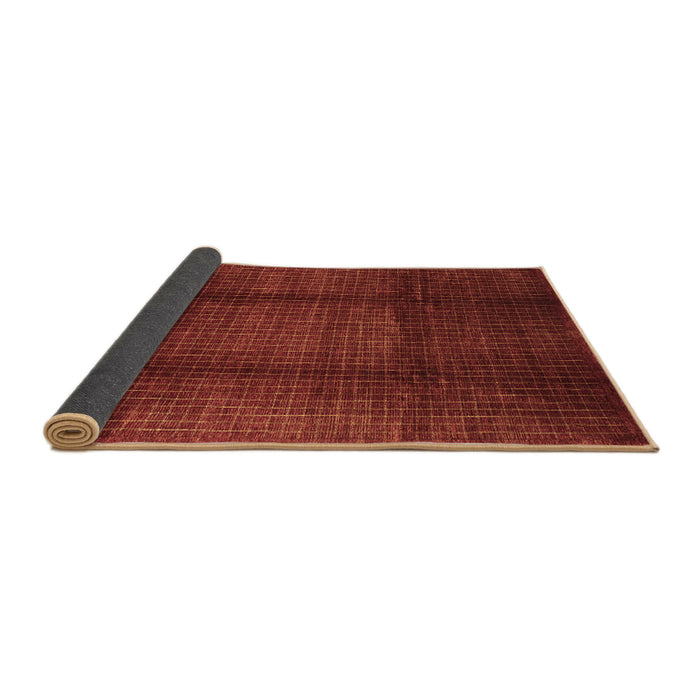 Sideview of Abstract Brown Contemporary Rug, con342brn