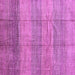 Square Abstract Purple Contemporary Rug, con343pur