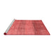 Contemporary Red Washable Rugs