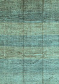 Abstract Light Blue Contemporary Rug, con343lblu