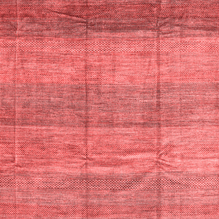 Machine Washable Abstract Red Contemporary Rug, wshcon343red