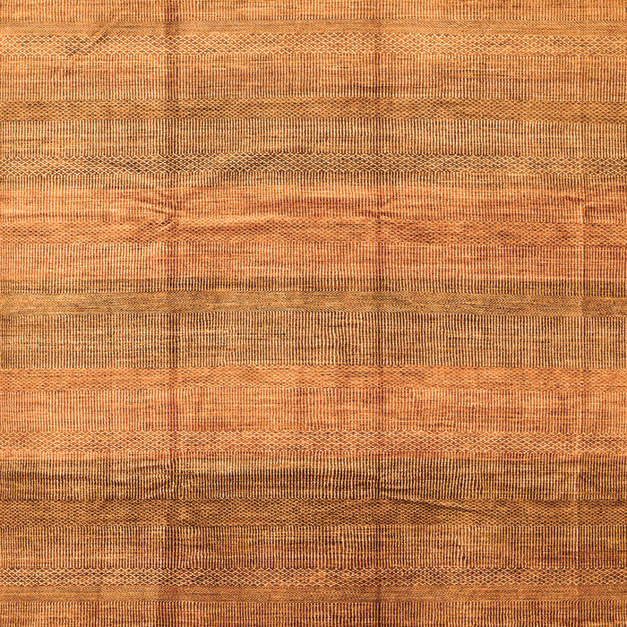 Serging Thickness of Abstract Orange Contemporary Rug, con343org